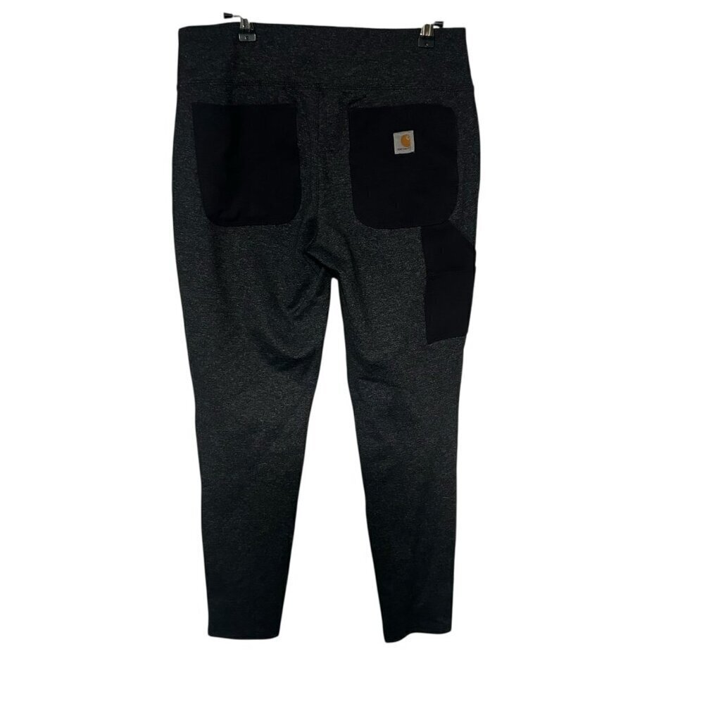 Carhartt Force Pants Women Medium 8/10 Fitted Utility Cargo Leggings Heather